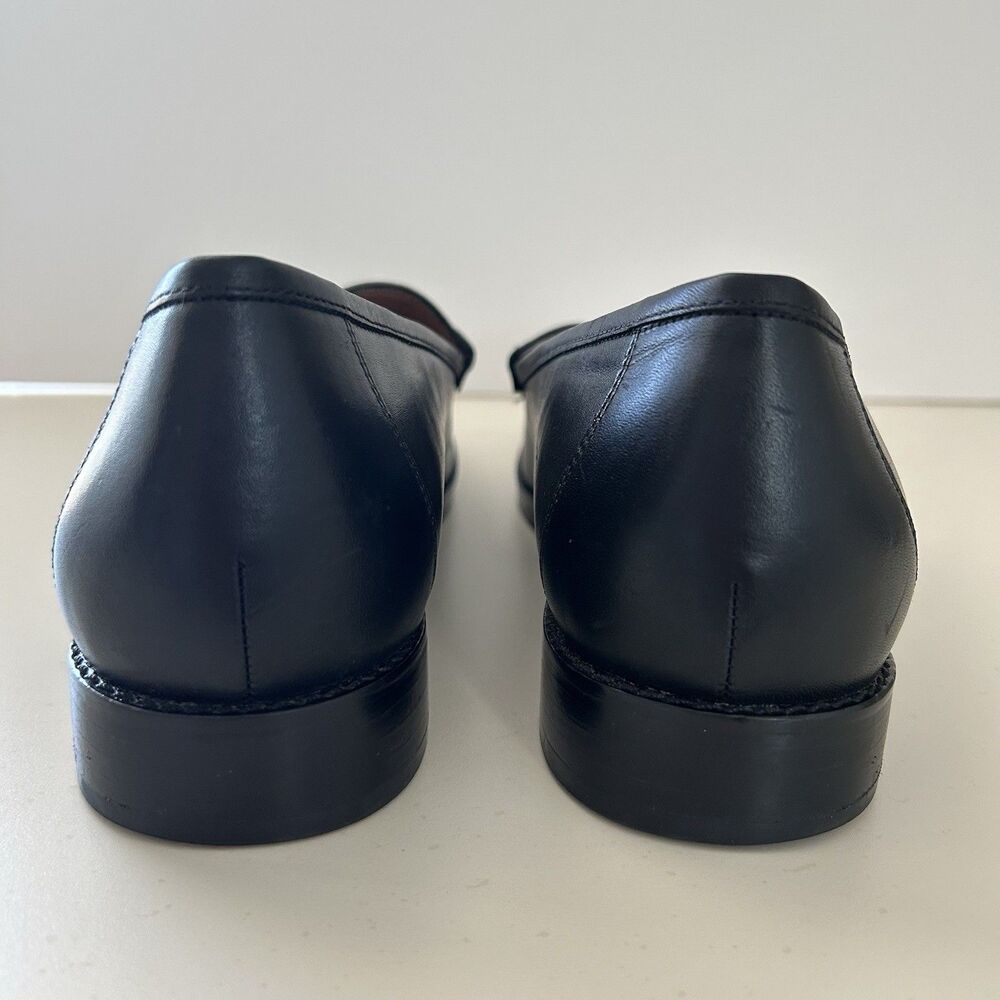 Vionic Waverly Croc Penny Loafers Shoes Womens Size 9.5 Black Leather Orthotic - Picture 7 of 10